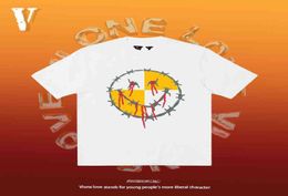 Brand t Shirt v and Lone Love Tide Beijing Pop Up Guerrilla Shop Limited Smiling Face Short Sleeve Hip Hop Pure Co2858038