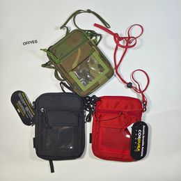 Outdoor 19 Utility Pouch Bag Black Red Camo Travel Waterproof document Neck Pouch Wallet Shoulder Bag Stylish Fashion Side Sling Bag Cordura Messenger bag