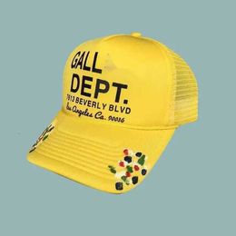 Gall Hat Outdoor Cap Hip Hop Graffiti Casual Lettering Curved Brim Vintage Truck Driver Sunshade Fishing in Fashionable for Men Women 3KEEZ