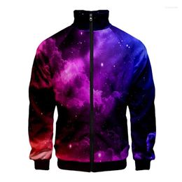 Men's Jackets 3D Landscape Printing Jacket For Men Winter Colourful Style Graphic Kid Fashion Streetwear Women Harajuku Clothing