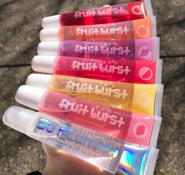 Fruit Lip Plumping Oil Lip Gloss Moisturizing Shiny Vitamin E Mineral Lips Care Balm Long Lasting Beauty Makeup 20pcs3362126