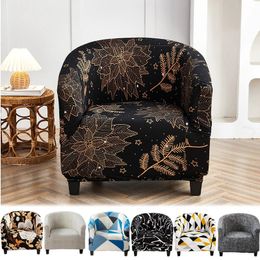 Club Chair Slipcover Tub Chair Covers for Armchairs High Stretch Armchair Slipcover Furniture Protector for Living Room 240304