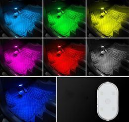 Car Light Interior Decorative Foot Atmosphere Lights Wireless Invisible Led Breathing Lights2564302