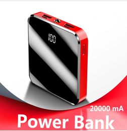 20000ma power bank compatible with type c and micro interfaces and dual usb outputs fast charging quick charge external battery9000214