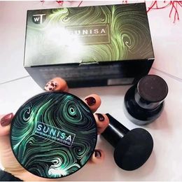 SUNISA BB Air Cushion Foundation Mushroom Head CC Cream Concealer Whitening Makeup Cosmetics Waterproof Brighten Base Tone 240228