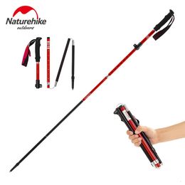 Trekking Poles Nordic Walking Poles Aluminium Trekking Sticks Foldable Hiking Pole Telescopic stick Walking stick 240306