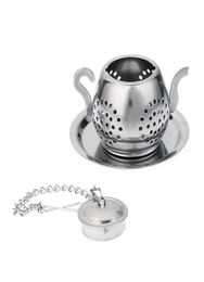 Stainless Steel Tea Infuser Teapot Tray Spice Tea Strainer Herbal Filter Teaware Accessories Kitchen Tools tea infuser5487641