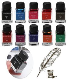 25ml carbon colored ink for fountain pen noncarbon feather pen ink stationery bottle printer school supplies2094123