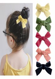 Baby Girls Fashion Sweet Bow Hairclips Barrettes Mini Cute Infant Toddler Headwear Clip for Child Kid Hair Accessories2254182