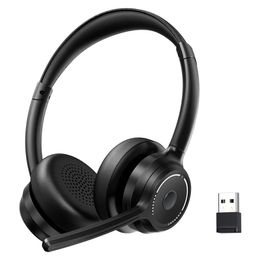 Wireless Noise Cancelling Bluetooth Headset iPhone and Computers