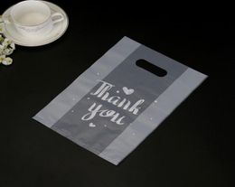 Thank You Plastic Gift Wrap Bag Cloth Storage with Handle Party Wedding Candy Cake Wrapping Bags EEB61309410055