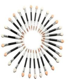 New Applicator Double Ended Cosmetic Brushes Women Makeup Eyeshadow Eyeliner Sponge Lip Brush Set Disposable1176787