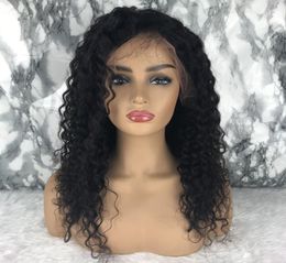Water Wave Wig Brazilian Remy Lace Front Human Hair Wigs For Women Bleached Knots Pre Plucked Lace Front Wig 13x46085645