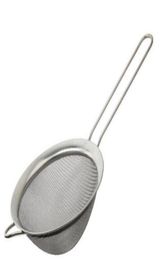 Stainless Steel Fine Mesh Strainer Colander Flour Sieve with Handle Juice and Tea Strainer Kitchen Tools4381787