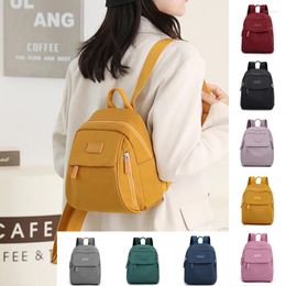 School Bags Women's Mini Backpack Waterproof Nylon Small Shopping Fashion Cute Teen Girl