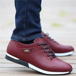 Casual Shoes Tennis Driving Spring Autumn Comfortable Man PU Leather Sneakers For Men Dress Big Size 45 46 Sneaker