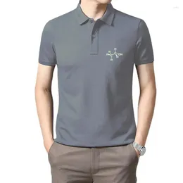 Men's Polos Chemistry Alcohol Molecule Structure Ethanol T-Shirt Fashion Casual Cotton Short-Sleeve Funny Print Tops T Shirts Men