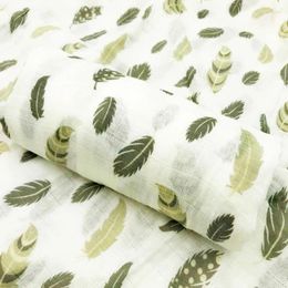 Blankets 2024 Feather Cotton Muslin Baby Blanket Swaddle Wrap For Born Better Soft Babies Bedding Bath Towel