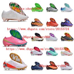 Mens Soccer Shoes Zoomes Mercuriales Vapores 15 Elitees XXVes FG NUes Cleats Football Boots Indoor Breathable Firm Ground scarpe calcio sneakers