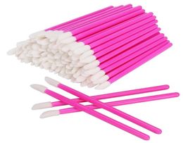 1000 PCS Disposable Lip Brushes Lip Gloss Applicators Lipstick Gloss Wands Applicator Perfect Makeup Tool Kits Rose Red3831820