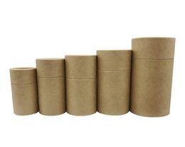 Packing box Premium Kraft Cardboard Tubes Case Kraft gift boxes for Essential Oil Bottle 10ml 100ml3064145