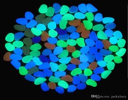 Solar Glow Stone Simulation Lightweight Luminous Pebble Stone For Home Fish Tank Decor Garden Corridor Decorations 9921890
