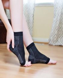 Copper Infused Magnetic Foot Antisprain Ankle Sports Socks Support Compression Foot Support Compression Sock for Men Women T200917492293