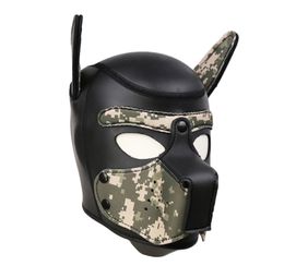 10 Colours Soft Bondage Headgear Padded Neoprene Puppy Hoods Dog Head Mask For Men Women Cosplay Role Play BDSM Fetish Adults Eroti5926698