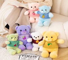 Christmas Bear Doll Lovely Fruit Teddy Bear Plush Toys Stuffed Cute Pillow Xmas Birthday Gift Kids Baby Presents9178310