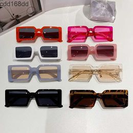 Sunglasses 2022 summer new box Sunglasses beach small frame glasses fashion beach jelly Sunglasses Women