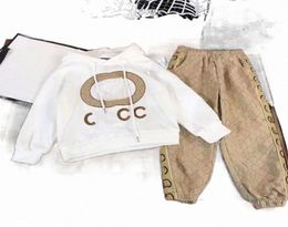 2022 SELL Kids hoodie Set Boys And Girls sweater fashion classic Style 212 years new Winter villus Sports Suit Baby Infant Sh7286890