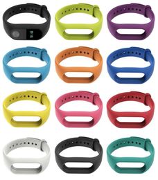 For Xiaomi Mi Band 2 Bracelet Strap Miband 2 Colorful Silicone Strap Wristband Replacement Smart Band Accessories7576959