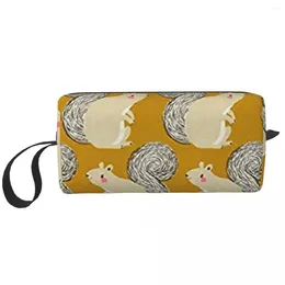 Cosmetic Bags Magic Forest Squirrels Portable Makeup Case For Travel Camping Outside Activity Toiletry Jewellery Bag