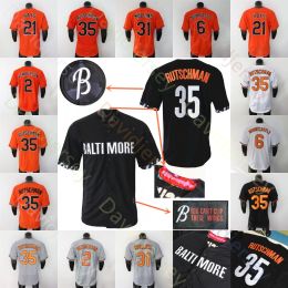 2024 City Connect Baseball Jersey Adley Rutschman Gunnar Henderson Grayson Rodriguez Mountcastle Cedric Mullins Austin Hays Ripken Mateo Holliday Basallo Cowser