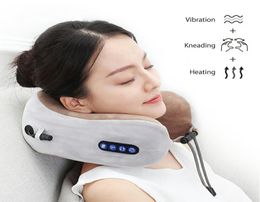 Massage pillow neck and shoulder massage Planes travel machine car and home seat massage pillow cordless neck and shoulder massage7830686