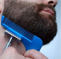 Beard Shaping Tool Styling Template BEARD SHAPER Comb for Template Beard Modelling Tools 10 Colours SHIP BY DHL1653248