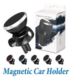 Newest Strong Magnetic Car Air Vent Mount 360 Degree Rotation Universal Phone Holder For iPhone X Samsung With Package3367787