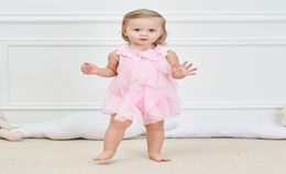 Summer Infant Clothing Toddler Baby Romper Dress Full Month Year Baby Girls Princess Birthday Dresses Jumpsuits Baby Clothing 0242804825