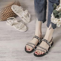 Dress Shoes Arrival Spring Summer Comfortable Rhinestone Women Design Girl Fashion Ladies Sandals Lady Casual Med Heels