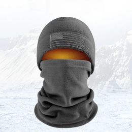 Mens and Womens Plush Hats Winter Windproof Warm Masks Outdoor Skiing Bicycle Neck Covers Electric Heads 240226