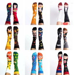 Men's Socks Fun AB Style Couple Mandarin Duck Happy Colorful Trend Character Animal Creative Hight Quality Women Men Harajuku Sport