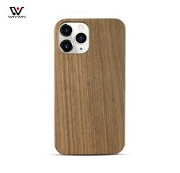 New Products Beautiful Blank Wood TPU Frame Phone Cases For iPhone 7 8 11 Pro 12 13 Shockproof Phones Case Whole Luxury Cover2129858