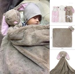 Blankets 2024 Born Mother Baby Boys Animals Blanket Kids Outdoor Wear Autumn For Girls 76 76cm Soft Clothes