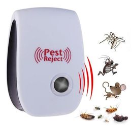 Ultrasonic Pest Reject Repeller Control Electronic Repellent Mouse Rat Anti Rodent Bug Cockroach Mosquito Insect Killer2686640