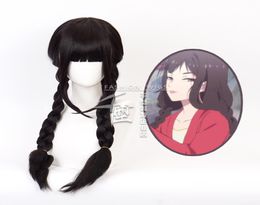 Hundred demon spectrum Tao Yao cosplay wig double braid style wig anime wig1474063