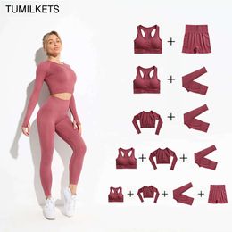 Lu Align Lemon 2 Pieces Seamless Yoga Women's Gym Workout Fiess Exercise Clothing Sports Bra High Waist Leggings Set Trucksuit for Women 2024 Gym Jogger Sport