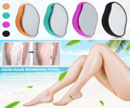 Painless Epilator Reusable Nano Glass Hair Eraser Physical Hair Remover Easy Cleaning Body Beauty Depilation Makeup Brush Safe Exf6094090