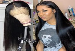 Lace Front Human Hair Wigs Pre Plucked 13x4 Brazilian Hd Frontal Straight Lace Front Wig Human Hair Wigs Glueless Full Lace Wigs3513397