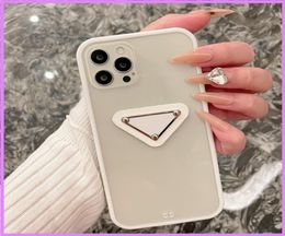 Designer Iphone Case Triangle Clear Phone Cases Fitted Apple Iphone Case For 7 8 Plus X Xs Xr 11 12 13 Pro Max Mini D228103F8410237