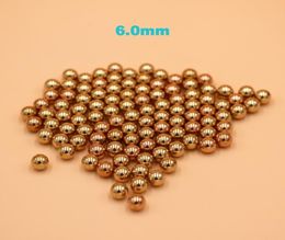 6mm Solid Brass H62 Bearing Balls For Industrial Pumps Valves Electronic Devices Heating Units Furniture Rails and Safety Sw8803310